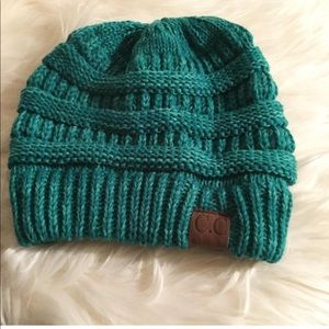 ✖️C.C gorgeous teal knit beanie ✨